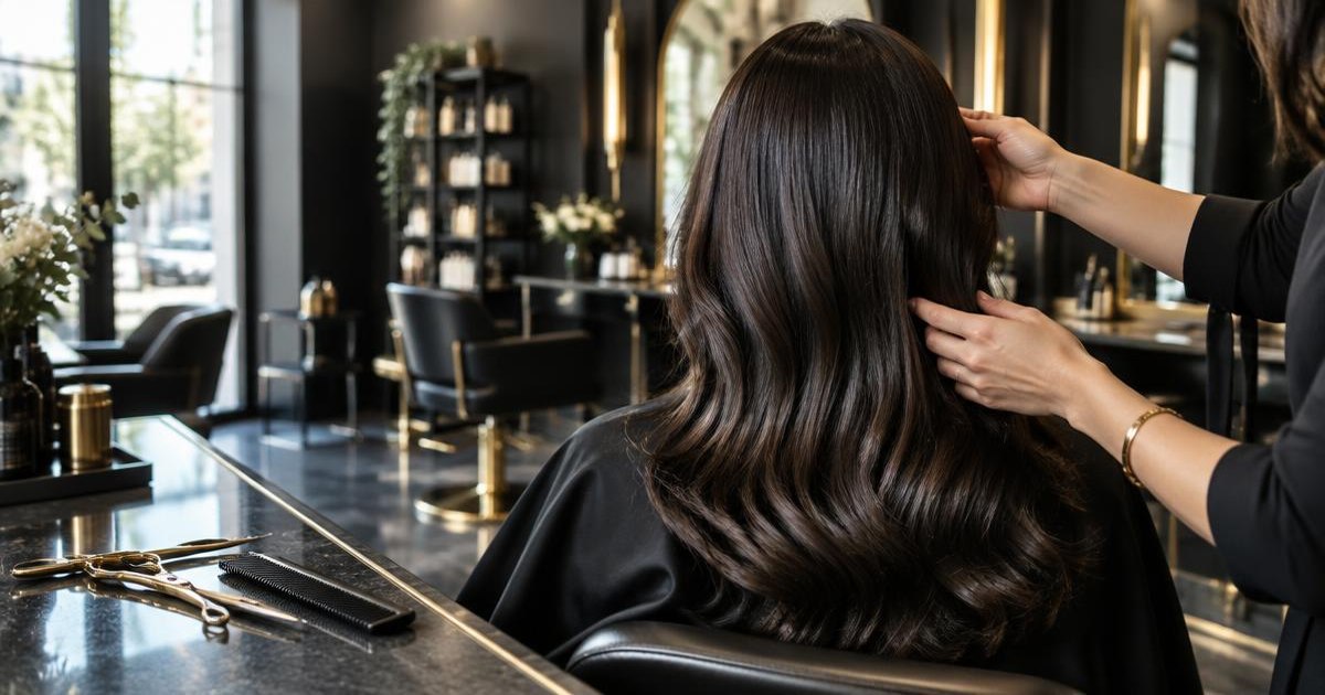 Coiffure — photographie éditoriale d’exemple