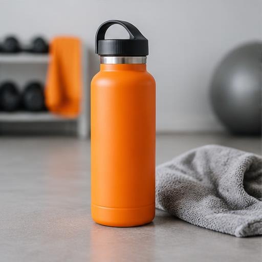 Gourde orange — photographie éditoriale d’exemple