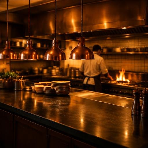 Cuisine du restaurant — photographie éditoriale d’exemple